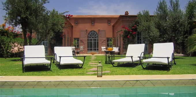 Location exclusive à Marrakech : Villa vacances 3 chambres en service hôtelier